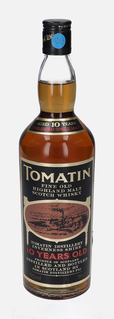 Tomatin 10YO Highland Malt Scotch Whisky - Distilled 1973 / Bottled 1983 (40%, 75cl)