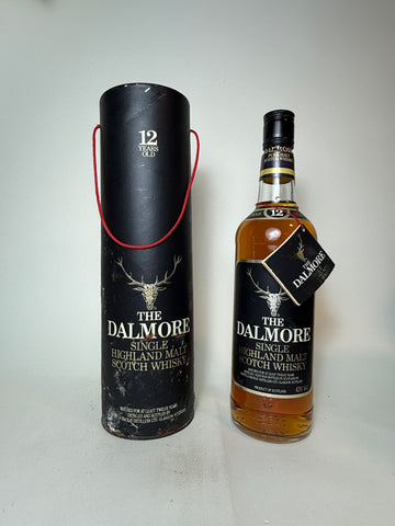 Whyte & Mackay's The Dalmore 12YO+ Highland Single Malt Scotch Whisky - 1980s (43%, 75cl)