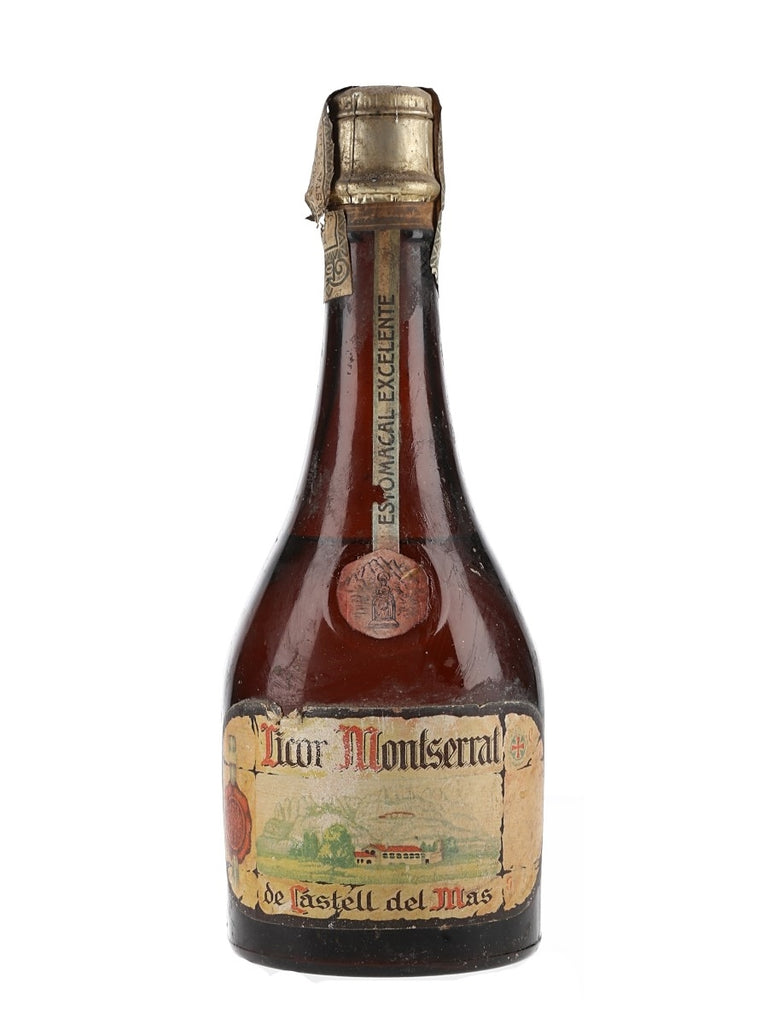 Licor Montserrat de Castell del Mas - 1950s (ABV Not Stated, 50cl)