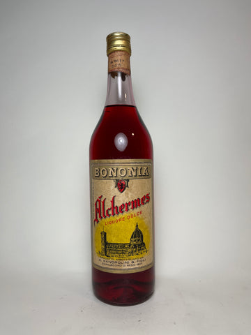 A. Sandrolini Bononia Alchermes Liquore Dolce - 1960s (ABV Not Stated, 100cl)