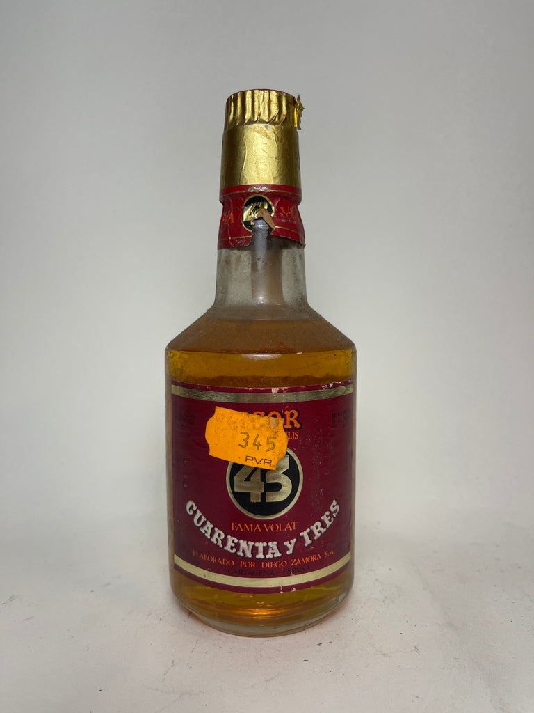 Diego Zamora Licor 43 - 1970s (34%, 50cl)