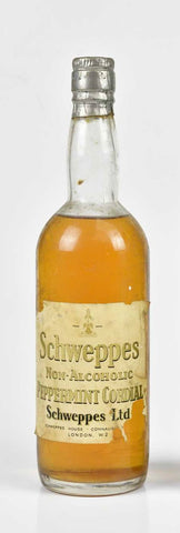Schweppes Non-Alcoholic Peppermint Cordial - 1930s (0%, 75cl)