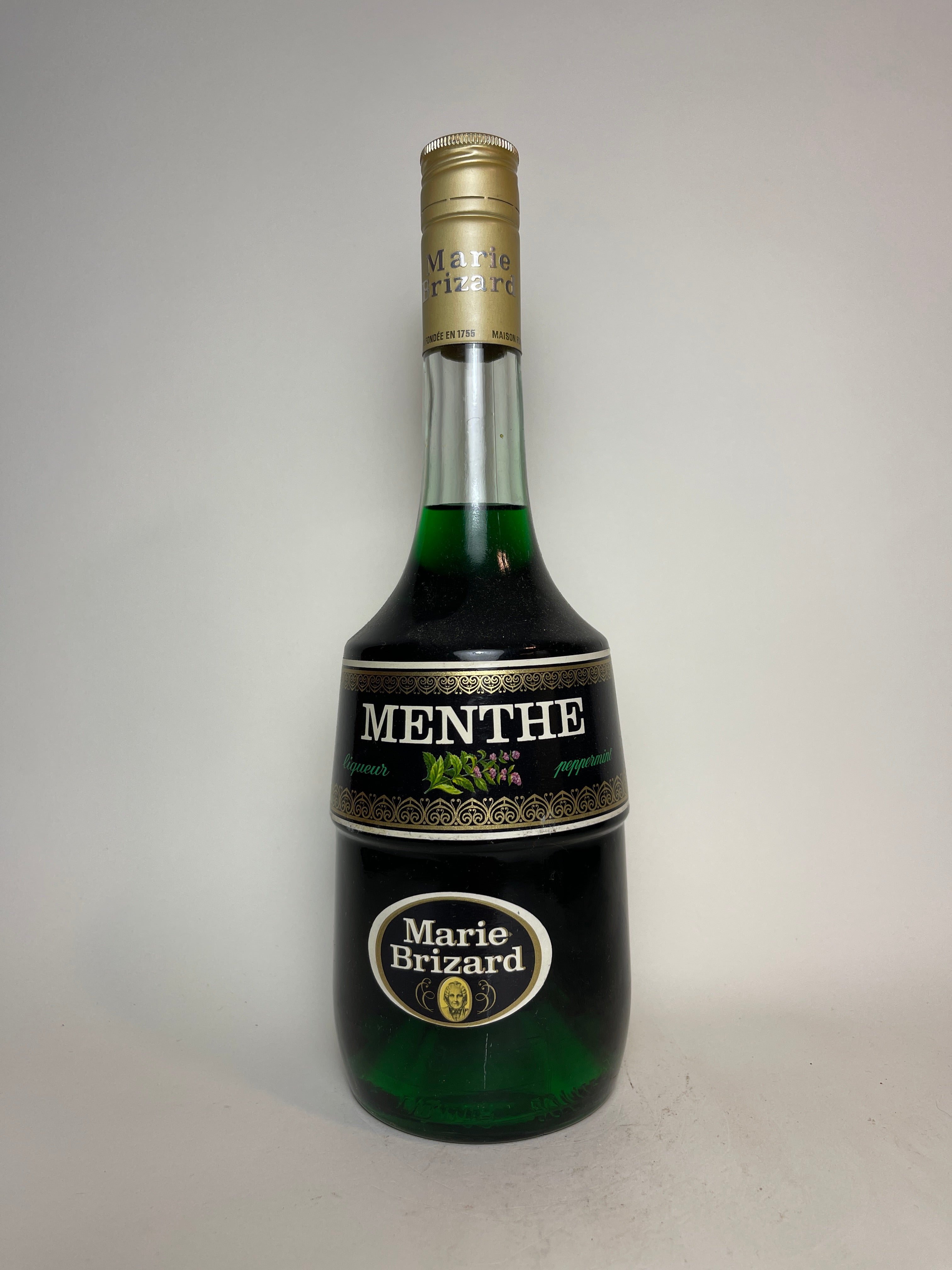 Marie Brizard Menthe Peppermint Liqueur - 1970s (30%, 70cl