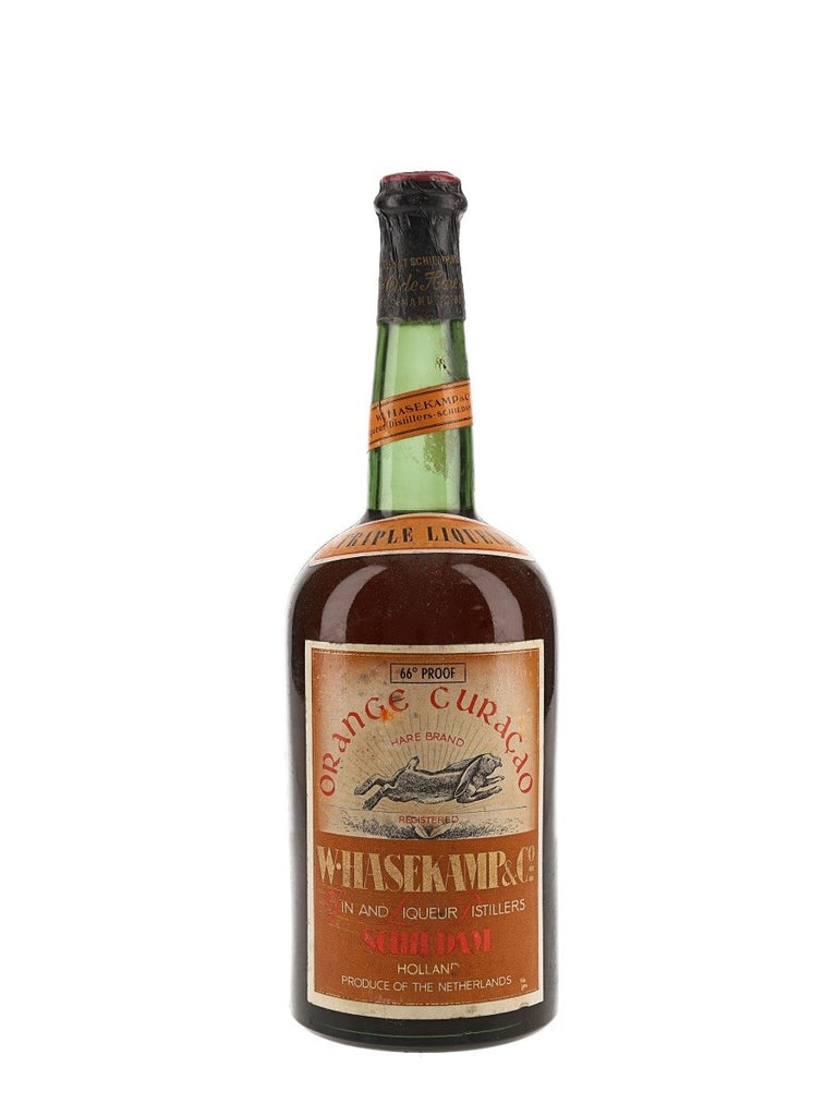 W. Hasekamp & Co. Hare Brand Orange Curaçao - 1950s (37.7%, 75cl)