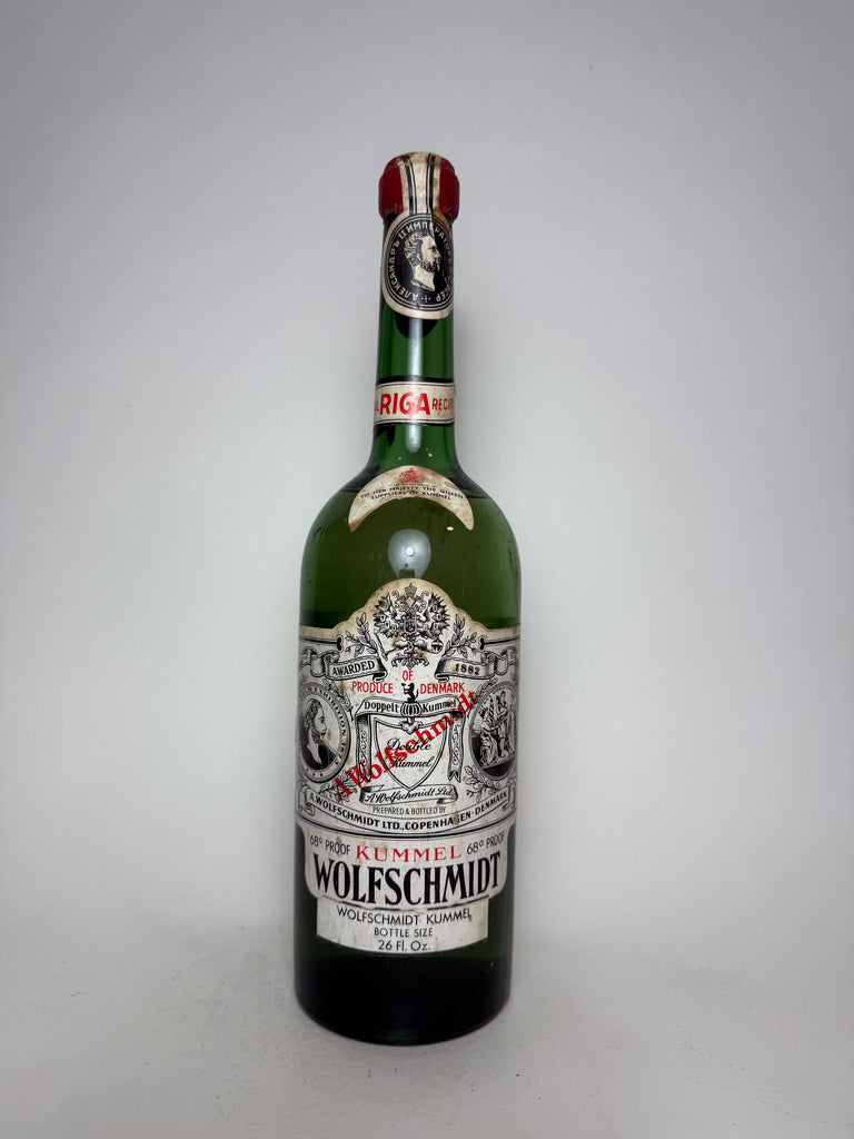 Wolfschmidt Kummel -	1950s (39%, 74cl)