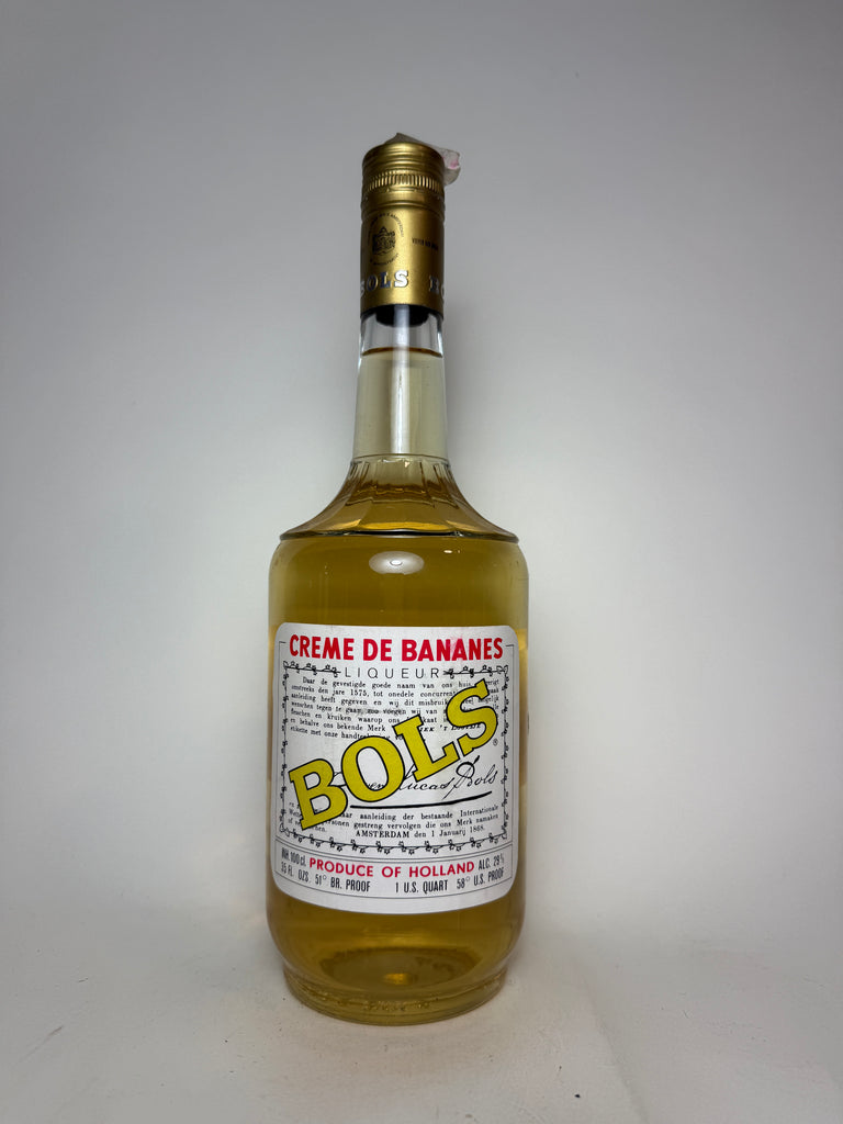 Bols Crème de Bananes - 1970s (29%, 100cl)