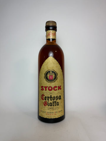 Stock Certosa Gialla - 1949-59 (40%, 75cl)