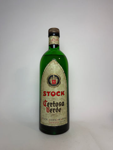 Stock Certosa Verde - 1949-59 (50%, 75cl)