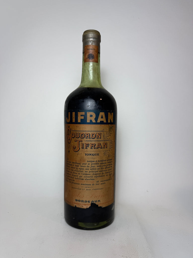 Jules Franc's Goudron Jifran Liqueur - 1940s (ABV Not Stated, 100cl)