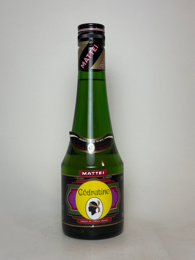 Mattei Cédrantine Corsican Herbal Liqueur - 1970s (35%, 35cl)