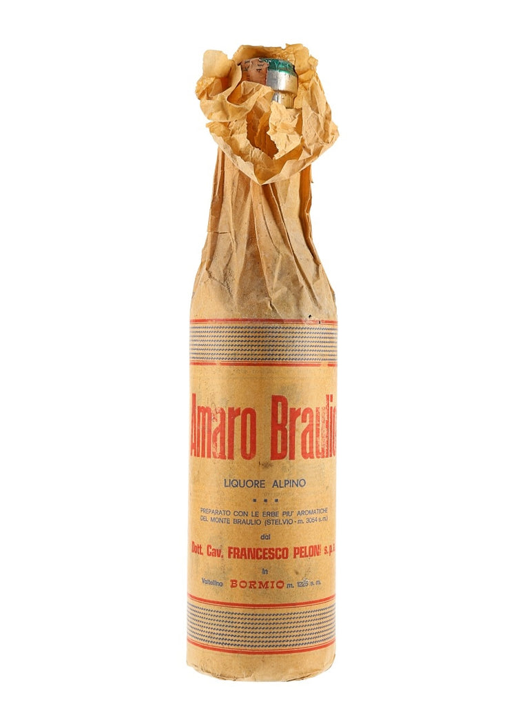 Francesco Peloni Amaro Braulio Liquore Alpino - 1950s (21%, 75cl)