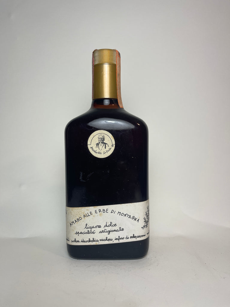 Fratelli Zara Amaro alle Erbe di Montagna - 1970s (28%, 75cl)