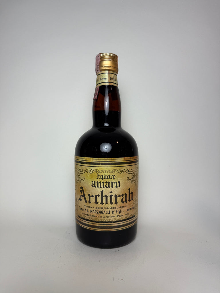 S. Marzagalli Liquore Amaro Archirab - 1970s (32%, 75cl)