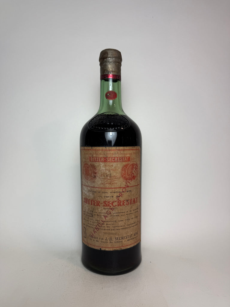 J. H. Sécrestat Bitter - 1930s (ABV Not Stated, 100cl)