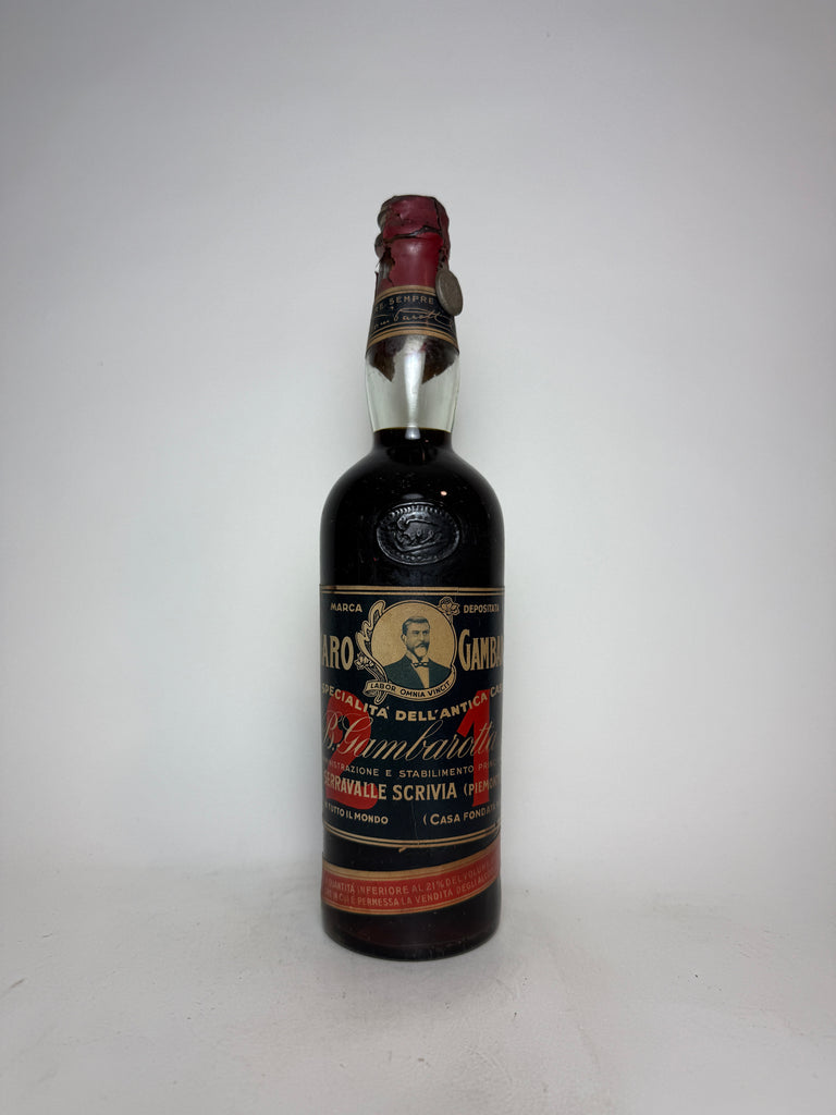 Gambarotta Amaro - 1949-59 (21%, 50cl)
