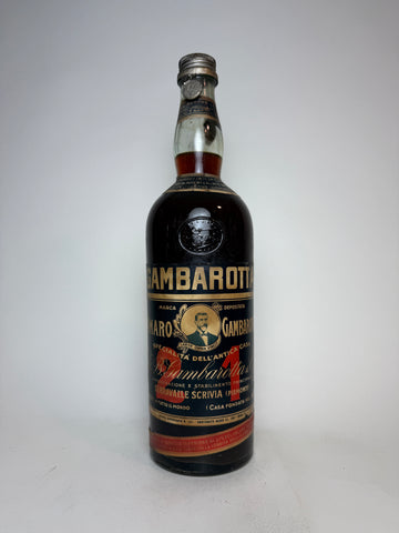 Gambarotta Amaro - 1949-59 (21%, 100cl)