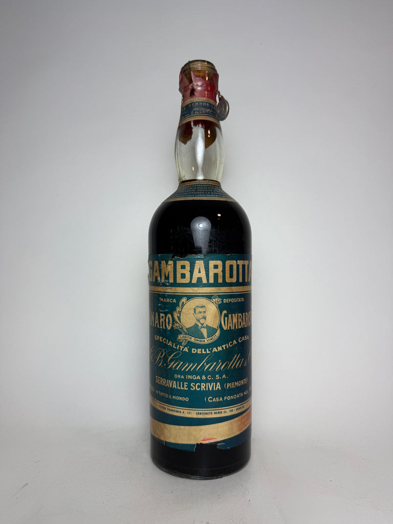 Gambarotta Amaro - 1949-59 (21%, 100cl)