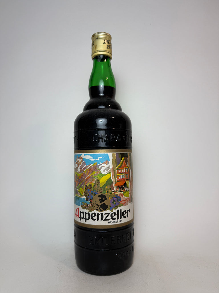 E. Ebneter Alpenzeller Swiss Alpenbitter - 1980s (29%, 100cl)