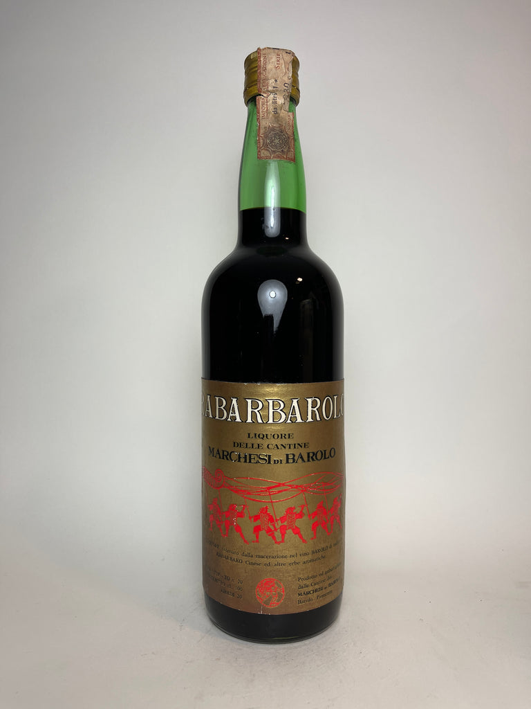 Marchese di Barolo Barolo Rabarbarolo - 1970s (20%, 100cl)