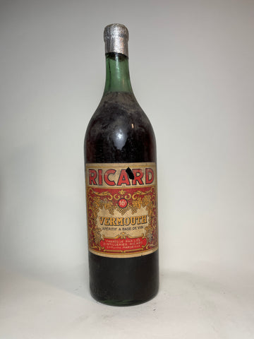 Ricard Sweet Red Vermouth - 1930s (16%, 100cl)