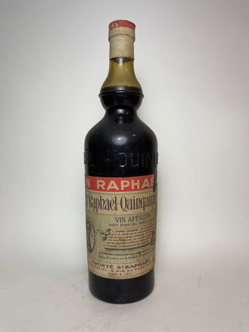 St Raphael-Quinquina Rouge Aperitif - Dated 1952 (18%, 100cl)