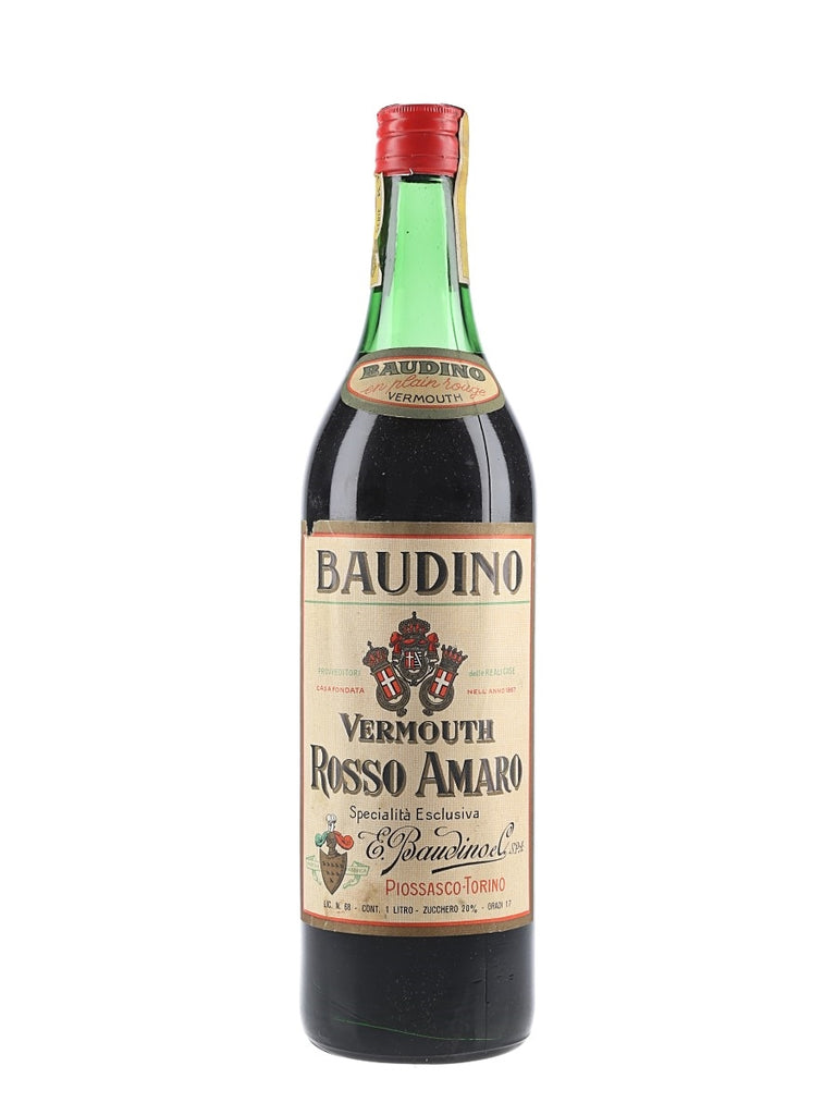 E. Baudino Vermouth Rosso Amaro - 1960s (17%, 100cl) – Old Spirits Company