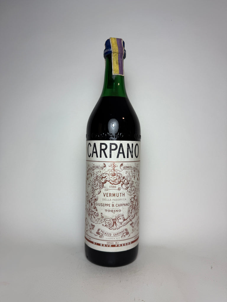 Carpano Vermuth - 1960s (16.5%, 100cl)