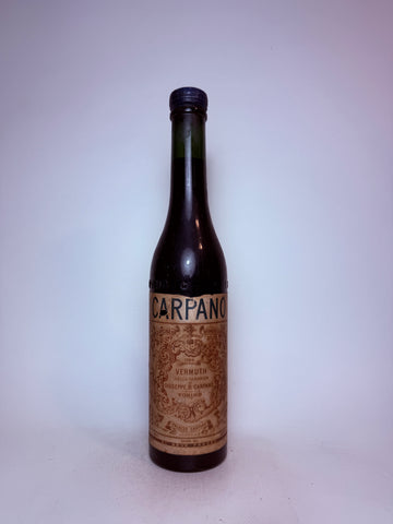 Carpano Vermuth - 1960s (16.5%, 50cl)