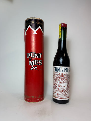 Carpano 'Punt e Mes' Vermuth Amaro - 1960s (16.5%, 50cl)
