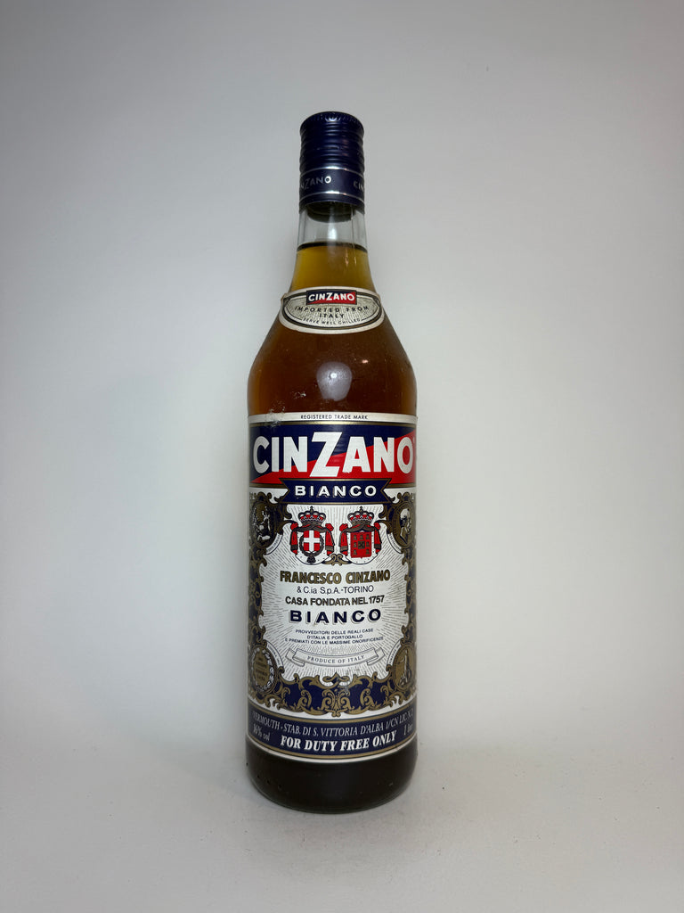 Cinzano Bianco Sweet White Vermouth -1980s (16%, 100cl)
