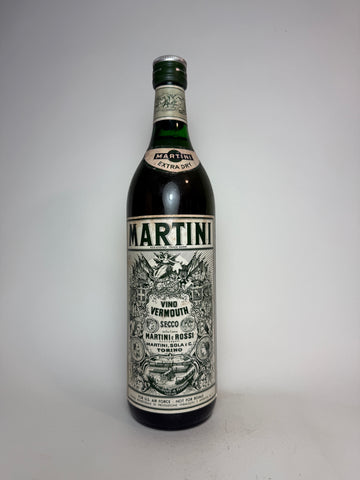 Martini & Rossi Extra Dry White Vermouth - 1970s (ABV Not stated, 100cl)