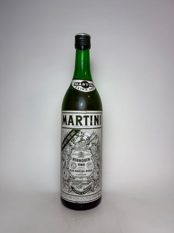 Martini & Rossi Extra Dry White Vermouth - 1970s (17%, 100cl)