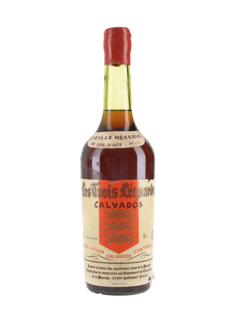 Les Trois Léopards 20YO Vielle Réserve Calvados - Distilled 1960s / Bottled 1980s (40%, 70cl)
