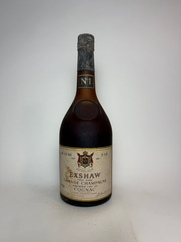 Exshaw Très Rare Grande Champagne Premier Cru Cognac - 1970s (40%, 70cl)