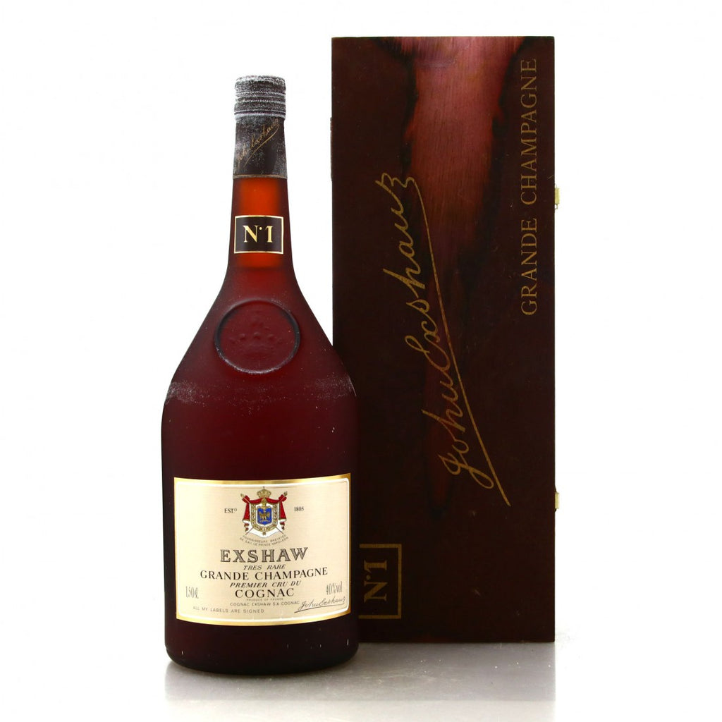John Exshaw Très Rare Grande Champagne Premier Cru Cognac - 1970s (40%, 150cl)