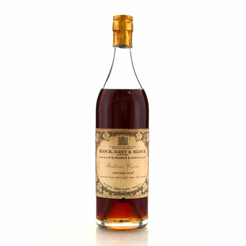 Block, Grey & Block Borderies Cognac 1936 Vintage - Landed 1949 / Bottled 1963 (39%, 70cl)