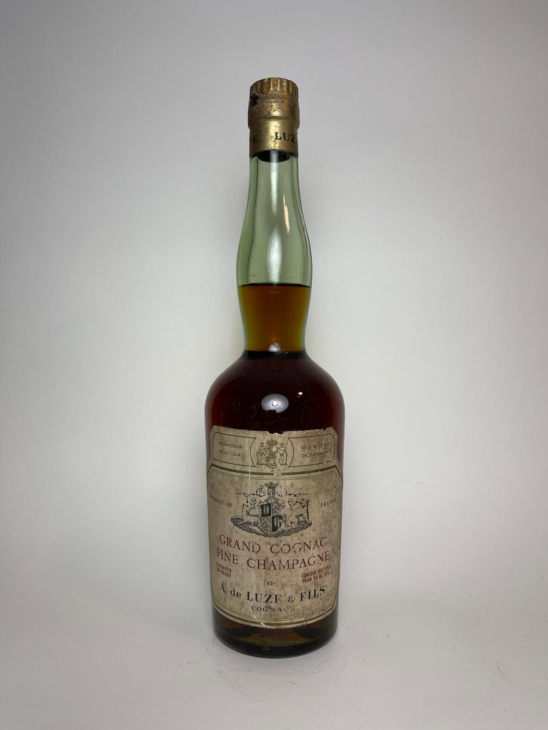 A. de Luze Fine Grande Champagne Cognac - 1960s (40%, 70cl)
