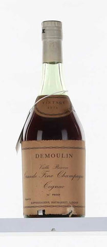 Demoulin Vintage Vielle Reserve Grande Fine Champagne Cognac - 1875 Vintage / Bottled 1960s (ABV Not Stated, 70cl)