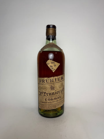 Jas. Prunier Cognac- 1936-52 (ABV Not Stated, 70cl)