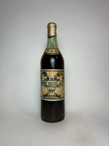 Louis Vatel 3* Fine Brandy Cognac - 1960s (ABV Not stated, 70cl)