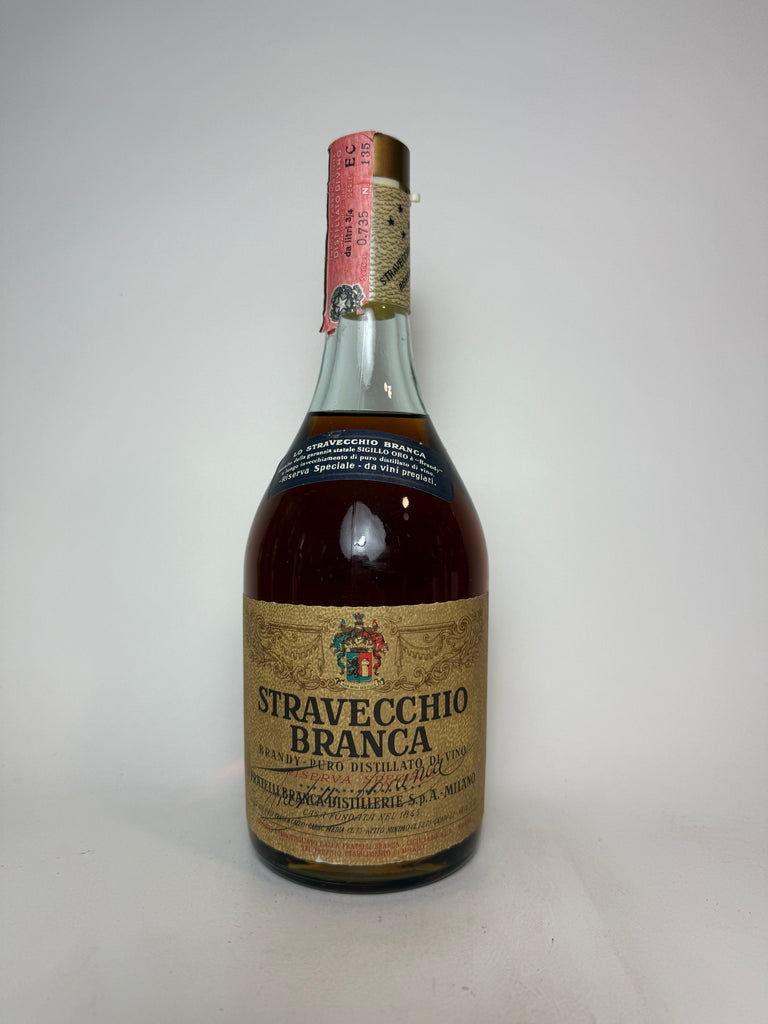 Fratelli Branca Stravecchio Italian Brandy - 1970s (42%, 75cl)