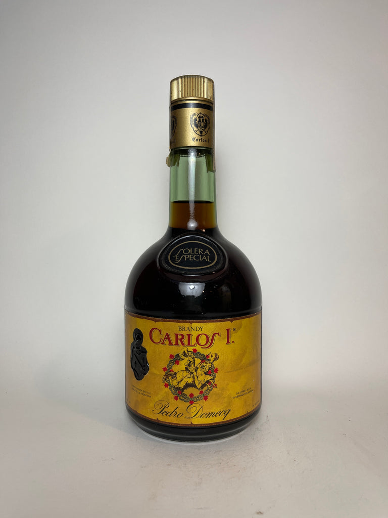 Pedro Domecq Carlos I Solera Especial Spanish Brandy - 1970s (38%, 75cl)