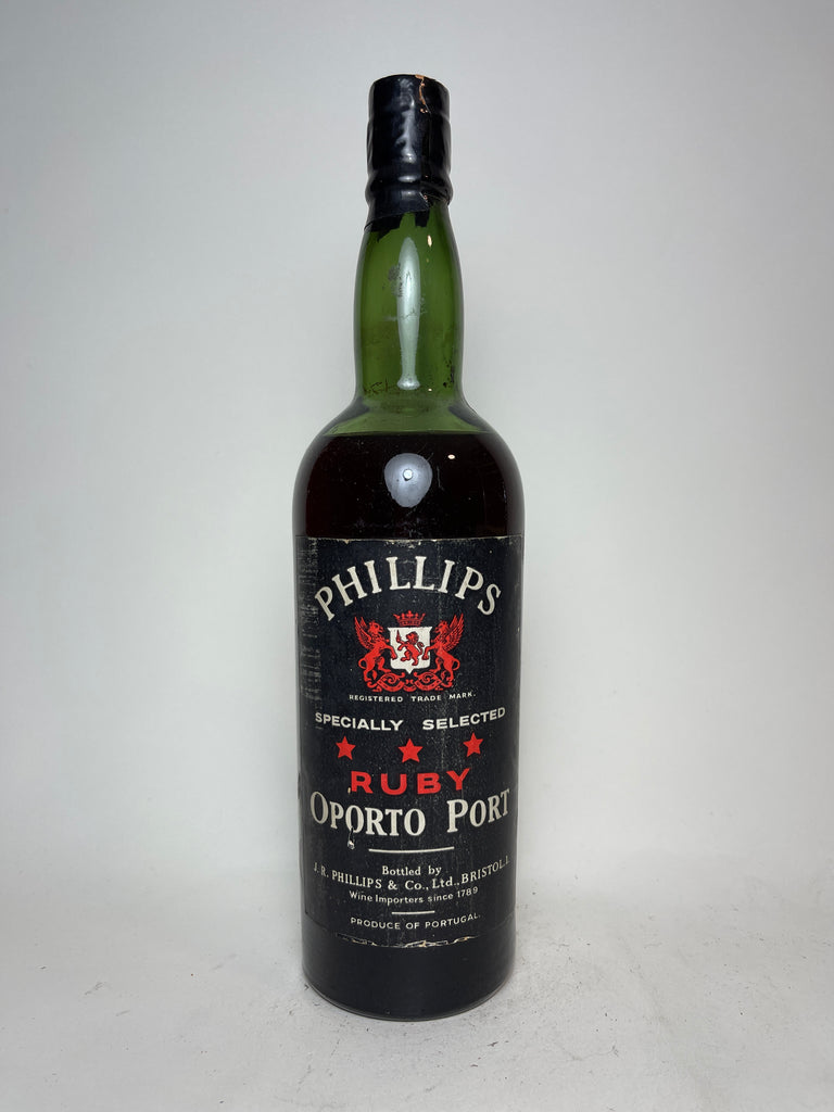 Jackson R. Phillips J. R. Phillips Specially Selected Ruby Port - 1960s (20%, 75cl) – Old ...