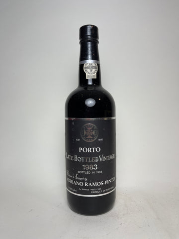 Adriano Ramos-Pinto Late Bottled Vintage Port - Vintage 1983 / Bottled 1988 (19.5%, 75cl)