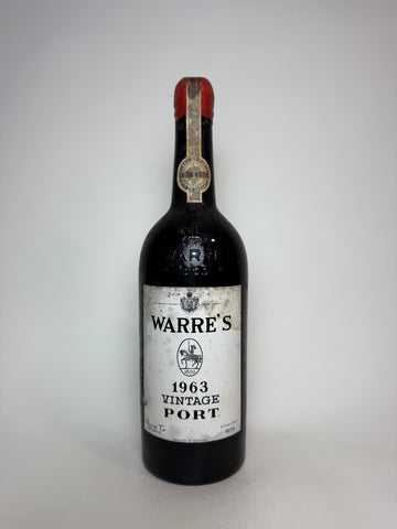 Warre's Vintage Port - 1963 Vintage (20%, 75cl)