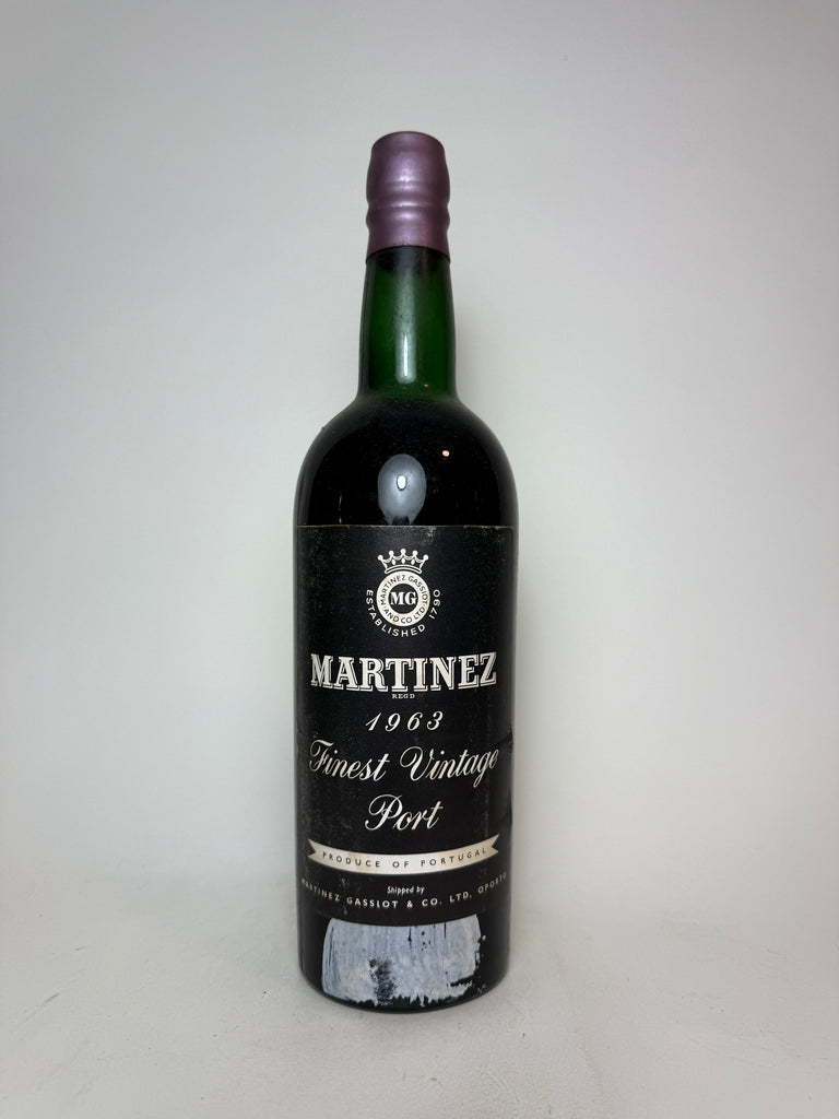 Martinez Finest Vintage Port - Vintage 1963 (20%, 75cl)