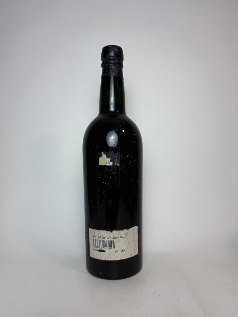 Crofts Vintage Port - 1963 Vintage (20%, 75cl)