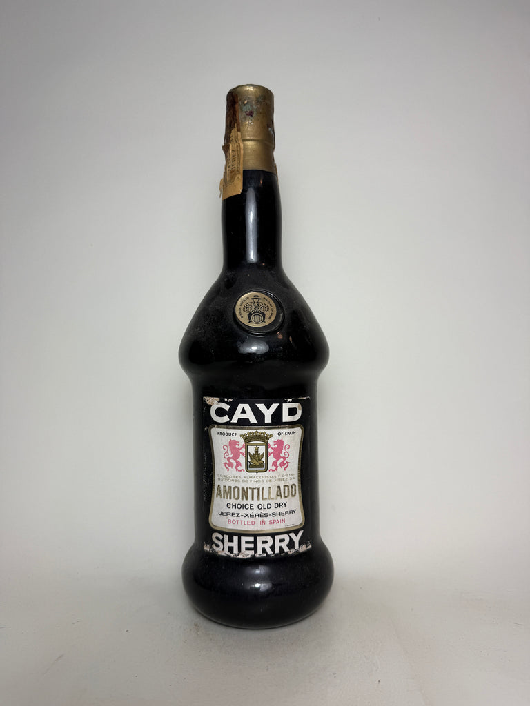 Cayd Amontillado Choice Old Dry Sherry - 1960s (20%, 75cl)