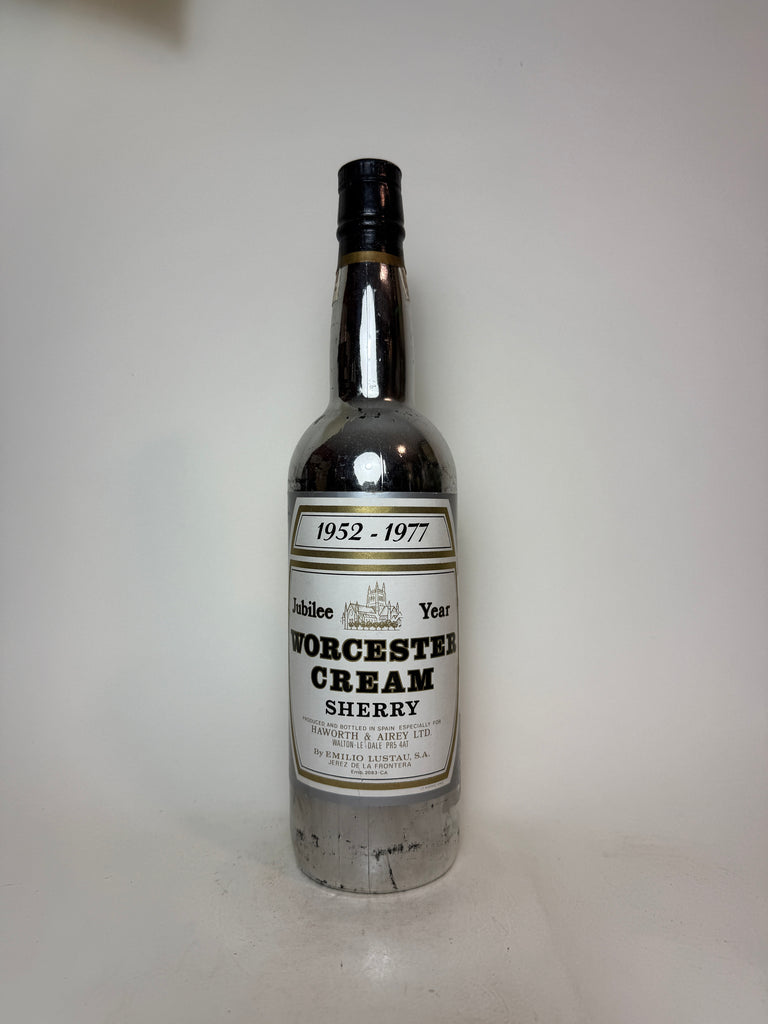 Emilio Lustau for Haworth & Airey Jubilee Year (1952-77) Worcester Cream Sherry - Bottled 1977 (ABV not stated, 70cl)