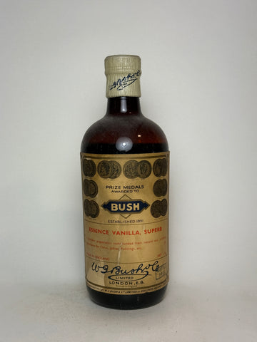 W. J. Bush Essence Vanilla Superb - Early 20th Century, 1 lb.